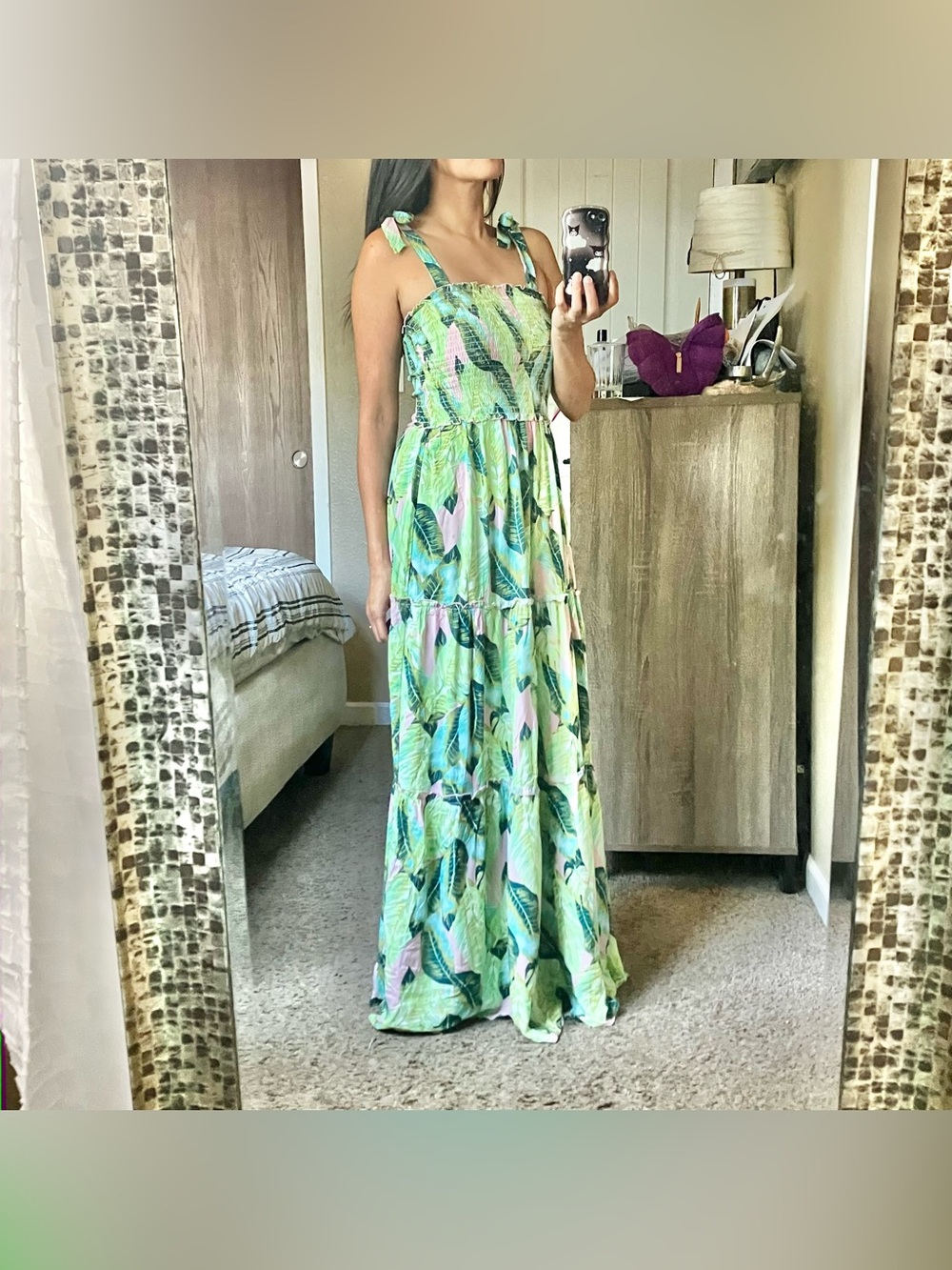 Tropical maxi dress